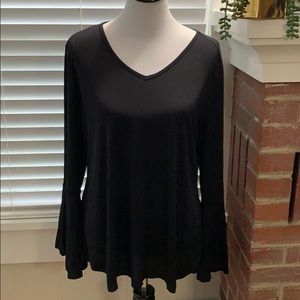 NWT - IMAN bell sleeve blouse